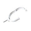 Accessoires Descentes Collier De Fixation MEP CAV80 Pour Tuyau De 80 Mm - PVC Blanc