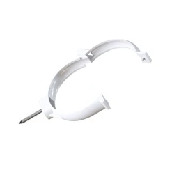 Accessoires Descentes Collier De Fixation MEP CAV80 Pour Tuyau De 80 Mm - PVC Blanc