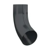 Accessoires Descentes Coude De Descente à 70° Lindab Pour Tuyau De 87MM - Gris Anthracite RAL 7016 -Promos Couverture Magasin coude descente 70