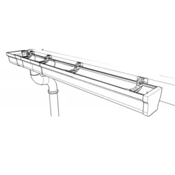 Accessoires Gouttières Crochet MEP RVC Pour Gouttière La Réversible - PVC -Promos Couverture Magasin crochet 1