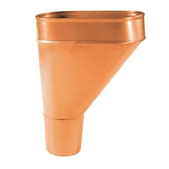 VM Zinc Accessoires Gouttières Cuvette De Branchement En Cuivre