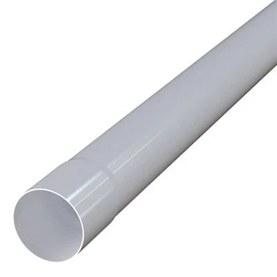 Descentes Tuyau De Descente MEP 854 Pour Gouttière GD25 - PVC Blanc - 80MM X 4M 3 Descentes Tuyau De Descente MEP 854 Pour Gouttière GD25 - PVC Blanc - 80MM X 4M
