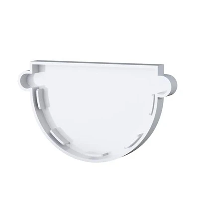 Accessoires Gouttières Fond De Gouttière MEP 25FGU Pour Gouttière GD25 - PVC Blanc 3 Accessoires Gouttières Fond De Gouttière MEP 25FGU Pour Gouttière GD25 - PVC Blanc