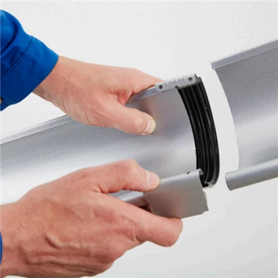 Accessoires Gouttières Jonction De Gouttière Lindab Avec Joint EPDM - Gris Anthracite RAL 7016 - Développé 333MM 4 Accessoires Gouttières Jonction De Gouttière Lindab Avec Joint EPDM - Gris Anthracite RAL 7016 - Développé 333MM – Image 2