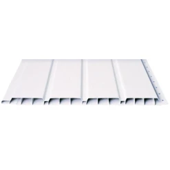 Deceuninck Planches De Rive Et Lambris Lambris De Sous-face En PVC Pré-percé - Largeur 25CM - Longueur 3M