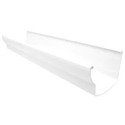 Gouttières Gouttière Moulurée Nicoll Ovation LG28 Blanc - 4M