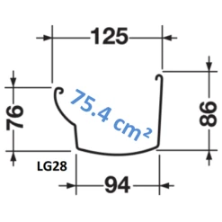 Gouttières Gouttière Moulurée Nicoll Ovation LG28 Blanc - 4M 7 Gouttières Gouttière Moulurée Nicoll Ovation LG28 Blanc - 4M -Promos Couverture Magasin ovation