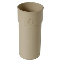 Nicoll Accessoires Descentes Manchette Mâle/femelle Pour Tube De Descente Cylindrique Ø 80 - Sable