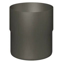 Rheinzink Accessoires Descentes Manchon Tulipe Zinc GRANUM BASALTE - Diam. 80 Mm