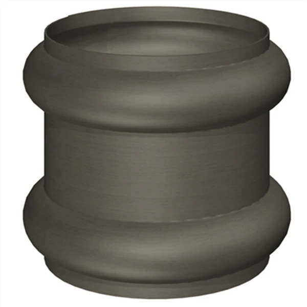 Rheinzink Accessoires Descentes Bague Double Extensible Zinc GRANUM BASALTE - Diam. 100 Mm 3 Rheinzink Accessoires Descentes Bague Double Extensible Zinc GRANUM BASALTE - Diam. 100 Mm