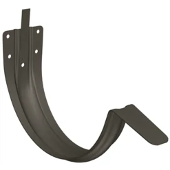 Rheinzink Accessoires Gouttières Crochet Embouti Dos Nervuré Zinc GRANUM BASALTE - Gouttière 1/2 Rond Dév.25 Demi Ronde Boudin Diam. 14