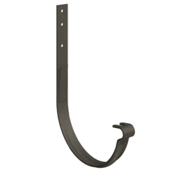 Rheinzink Accessoires Gouttières Crochet Universel "ROUEN" Zinc GRANUM BASALTE Tige De 17 - Dév.25 Demi Ronde Boudin De 14