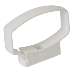 Nicoll Accessoires Gouttières Collier Ovoïde PVC Pour Tube De Descente 90 X 56 Mm